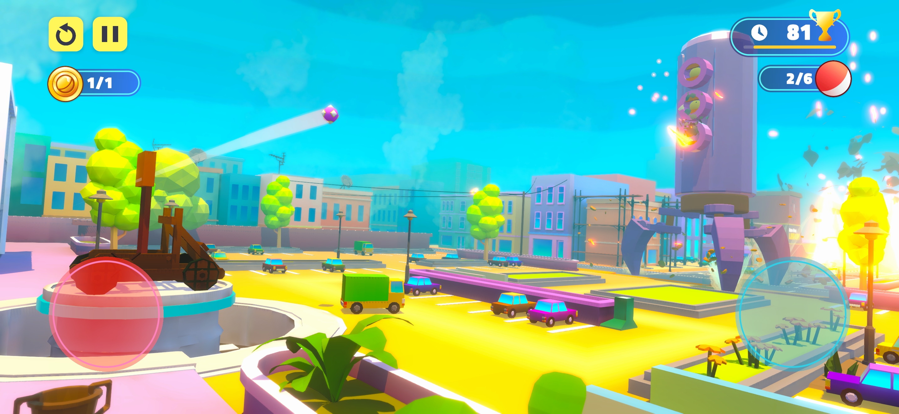 Perchang World — city zone sunrise